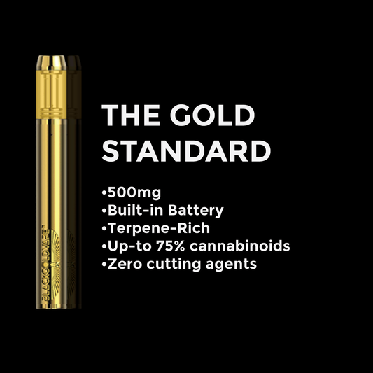 The Gold Standard - 500mg All-in-one Disposable Vape