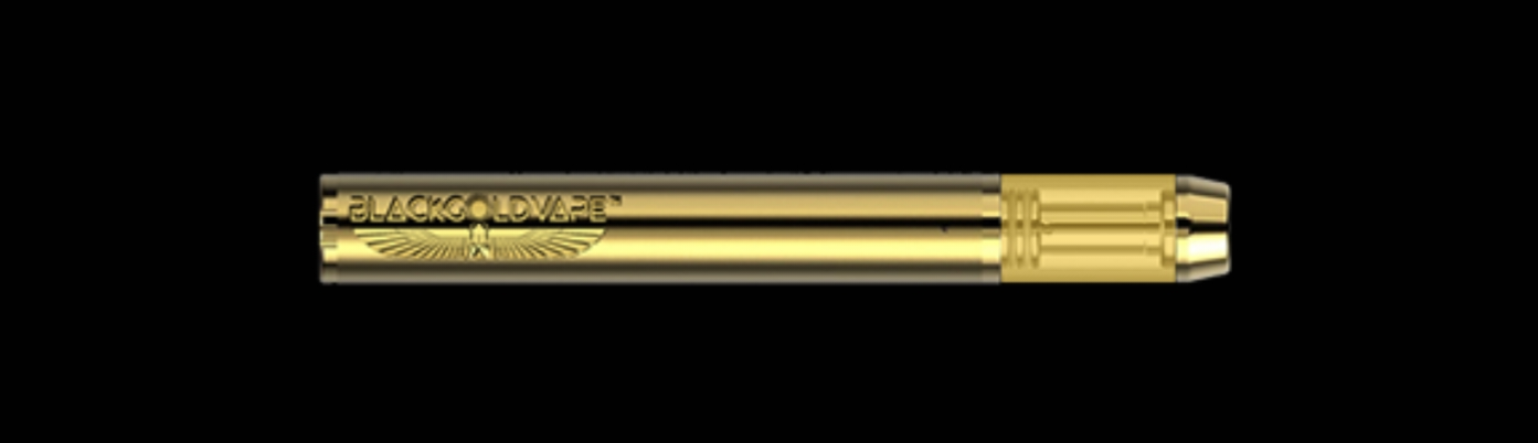 Black Gold Vape Disposable Vape Pen Horizontal